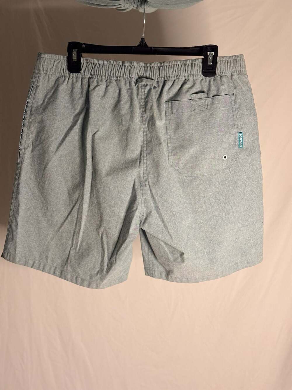 Bonobos Men's Size Large Gray Drawstring Swim Trunks - Picture 2 of 5